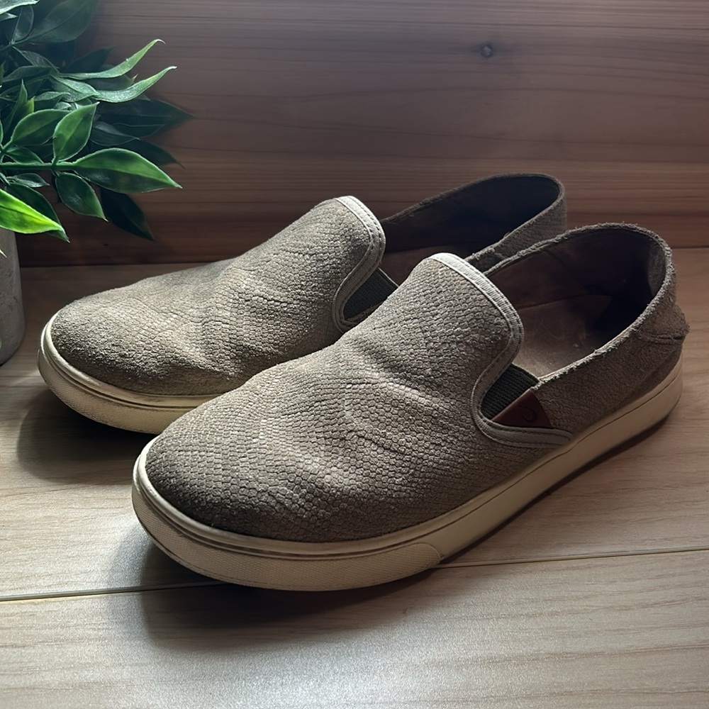 Olukai PEHUEA Leather Slip On